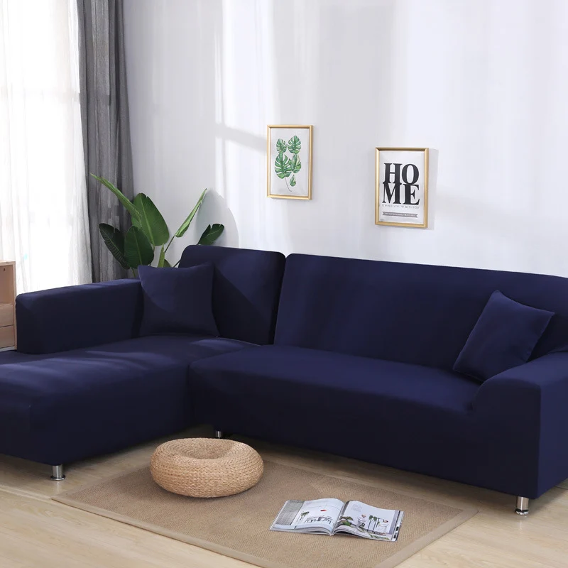 Einfarbiger, elastischer, dehnbarer Sofabezug