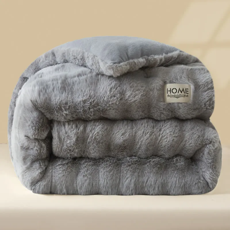 Warme Winterdecke mit Steppkern
