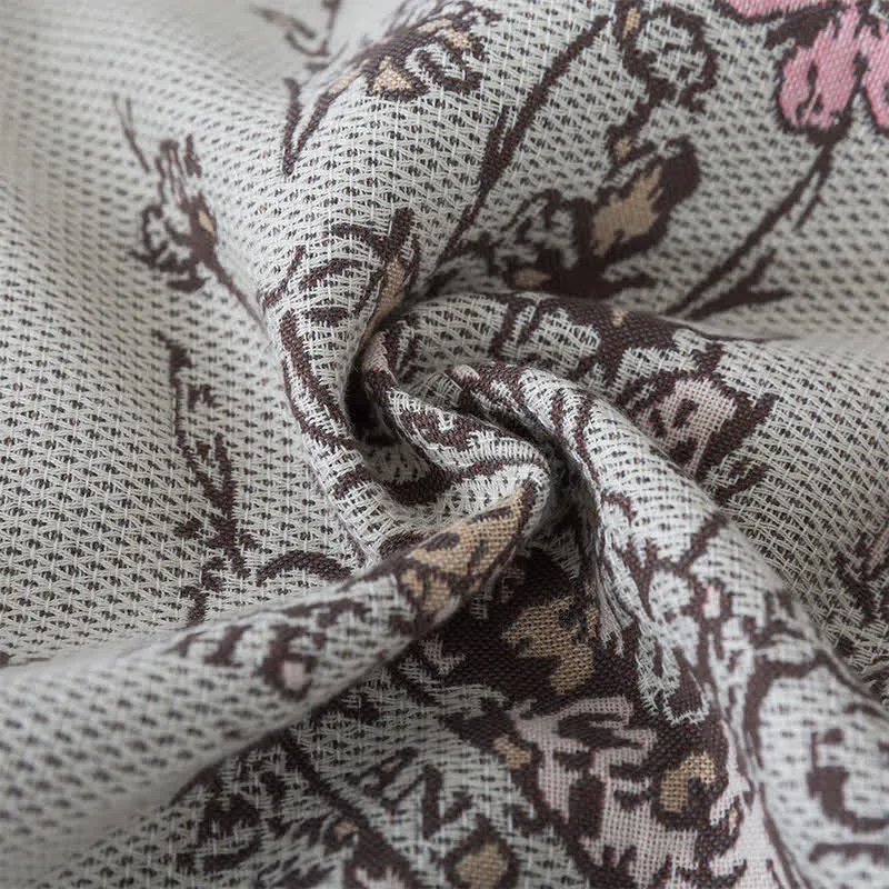 Vintage Schmetterlings-Quasten-Sofadecke