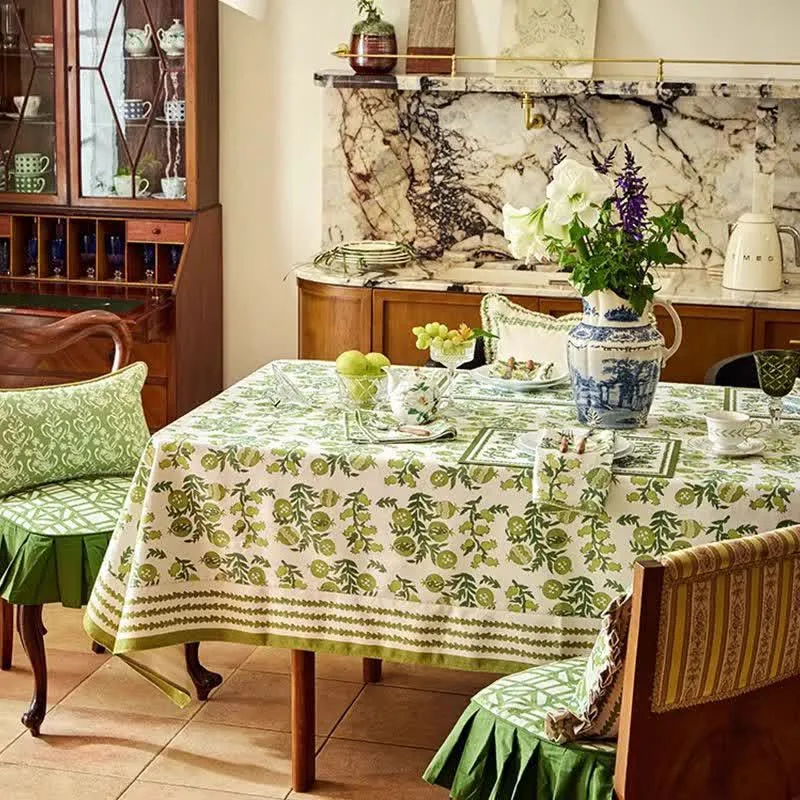 Wasserdichte, erfrischende, weiche Tischdecke mit Blumenmuster