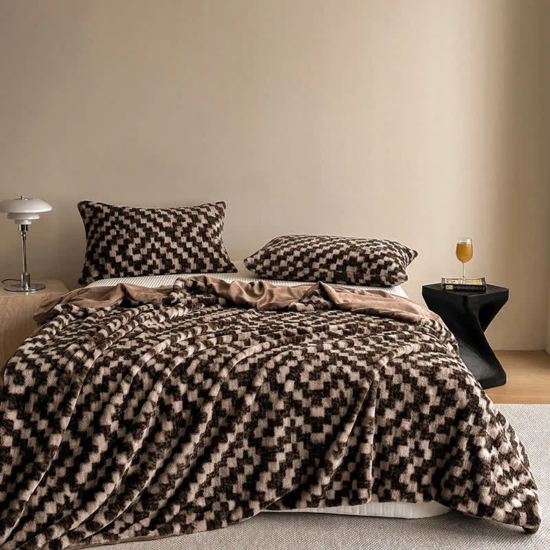 Moderne, warme und weiche Sofa-Überwurfdecke