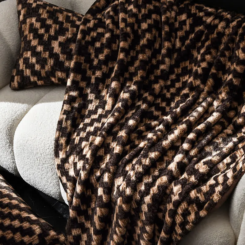 Moderne, warme und weiche Sofa-Überwurfdecke