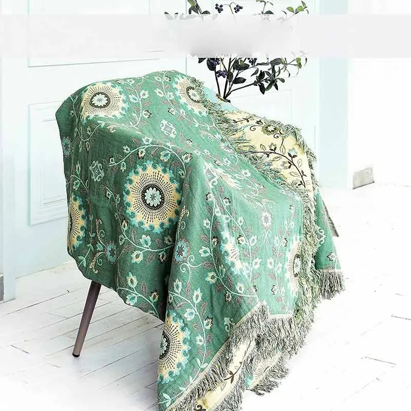 Ownkoti Retro Sofabezug Baumwolle Sofadecke