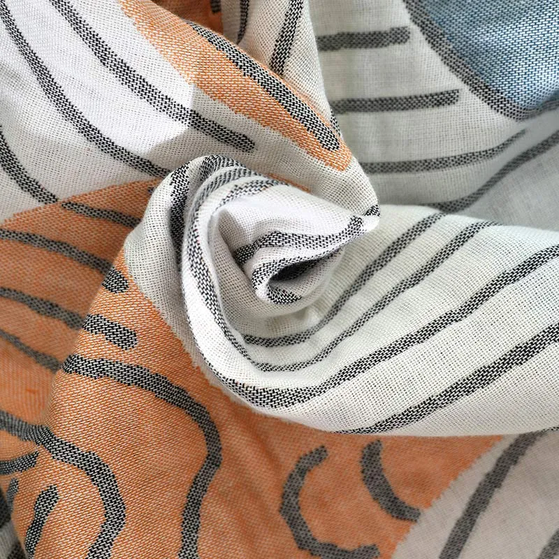 Wende-Sofabezug mit Muschel-Print