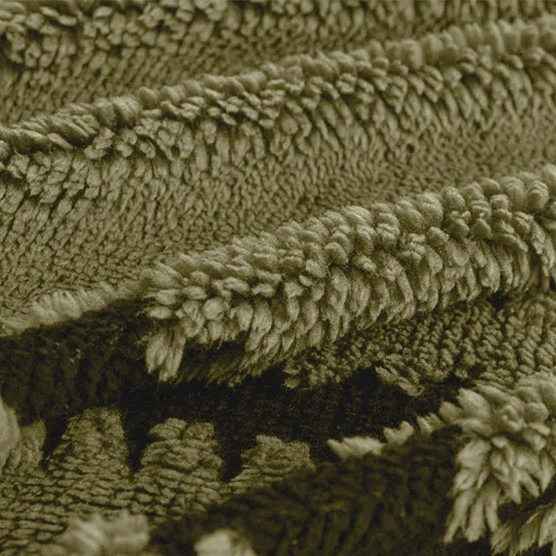 Dicker, weicher Sofabezug aus Chenille mit Streifen