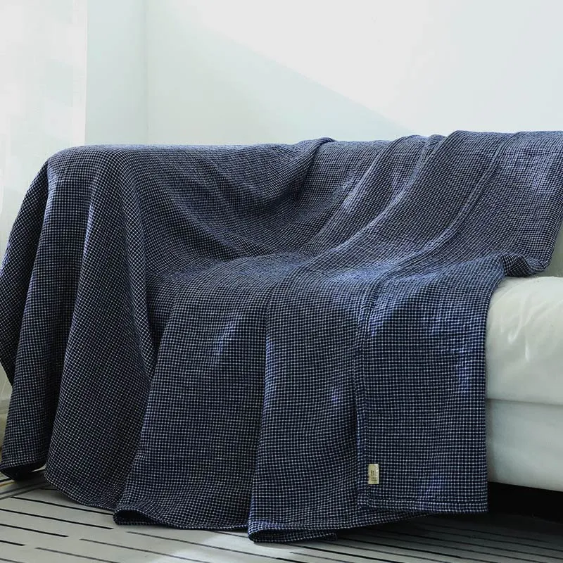 Ownkoti Plaid Sofadecke Gaze Sofabezug