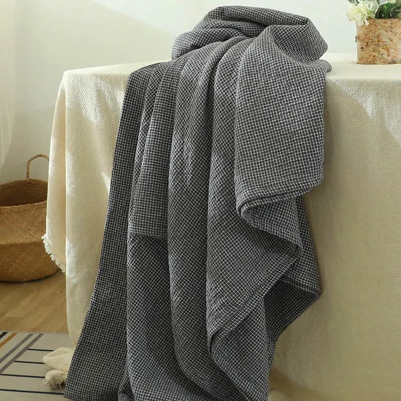 Ownkoti Plaid Sofadecke Gaze Sofabezug