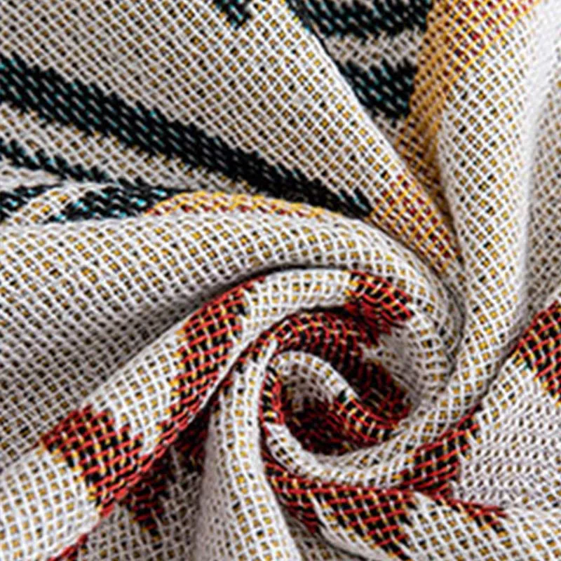 Ownkoti Indische geometrische Decke, wendbarer Sofabezug