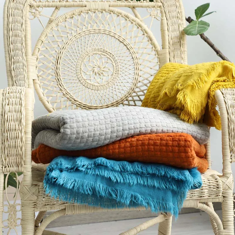 Ownkoti Home Decor – Bequeme Sofadecke in Volltonfarbe