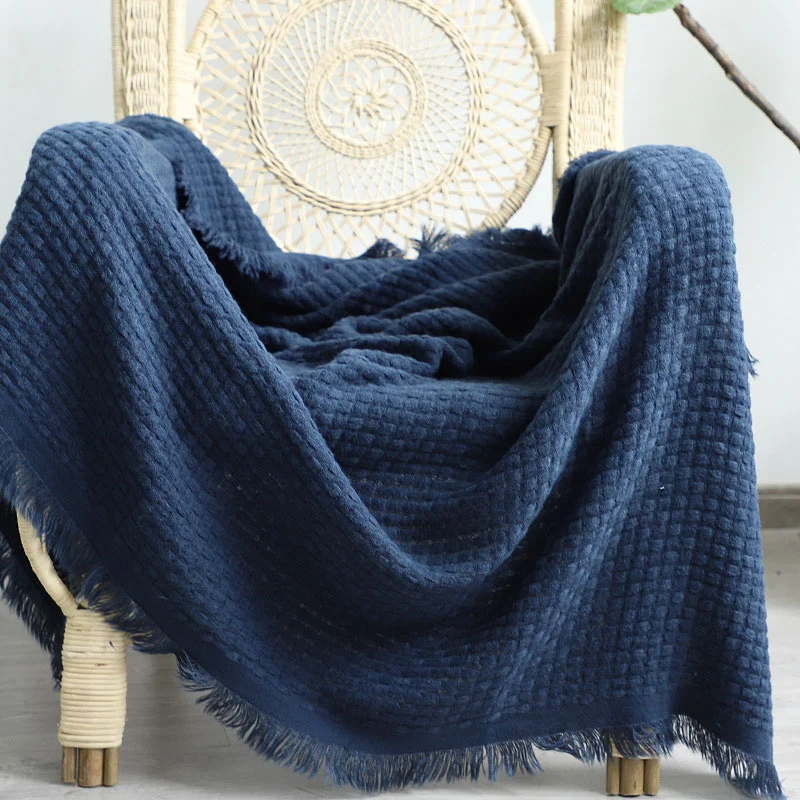 Ownkoti Home Decor – Bequeme Sofadecke in Volltonfarbe