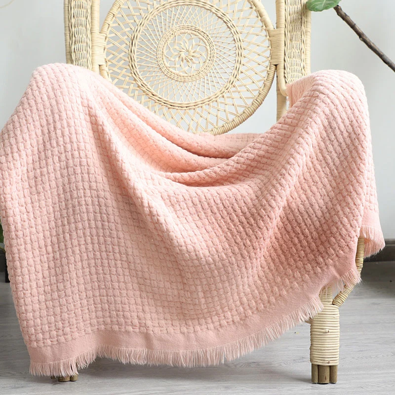 Ownkoti Home Decor – Bequeme Sofadecke in Volltonfarbe