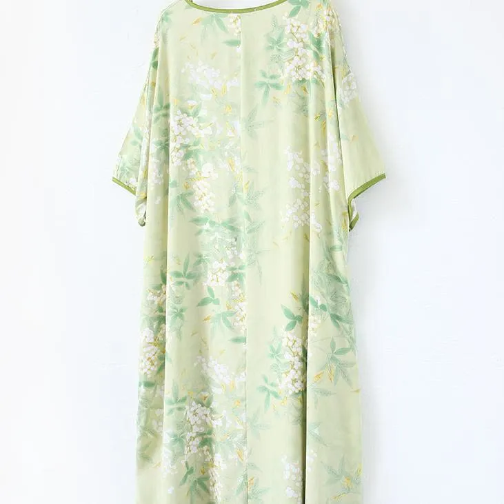 Plus Size Refresh Pastoral Langes Nachthemd