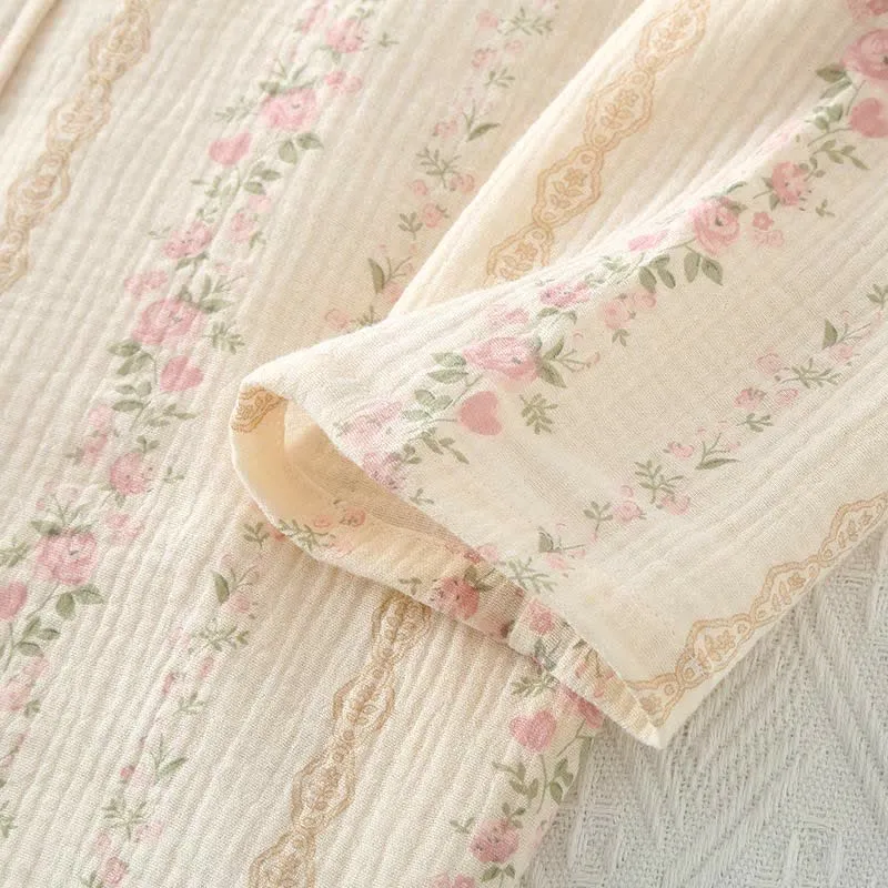 Loungewear-Set aus reiner Baumwolle im Waldstil
