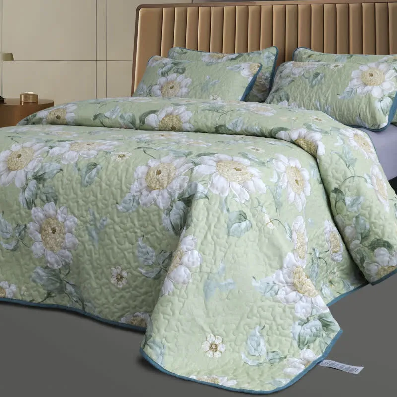 Refresh Gestepptes Bettwäscheset mit Blumenmuster (3-teilig)