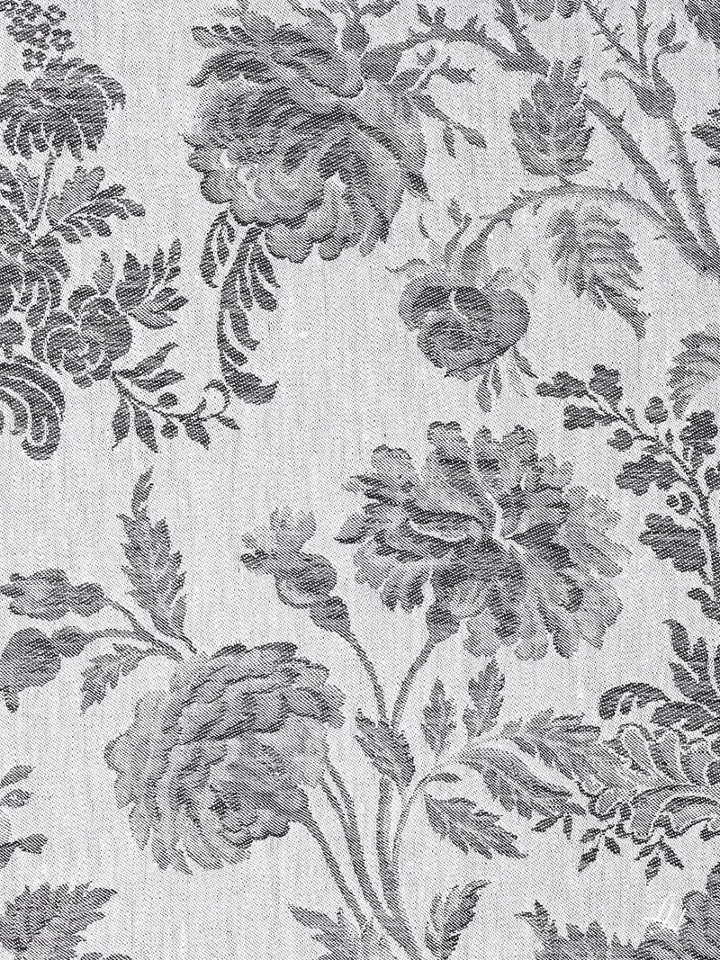 Tischläufer Reinleinen-Damast Chrysantheme