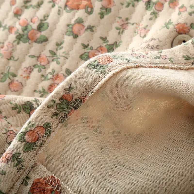Rural Rose Air Loungewear-Set aus Baumwolle