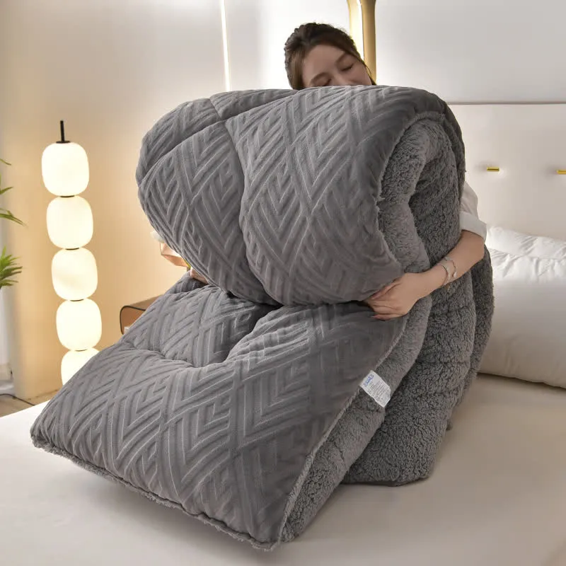 Dicke Sherpa-Winterdecke mit Steppkern