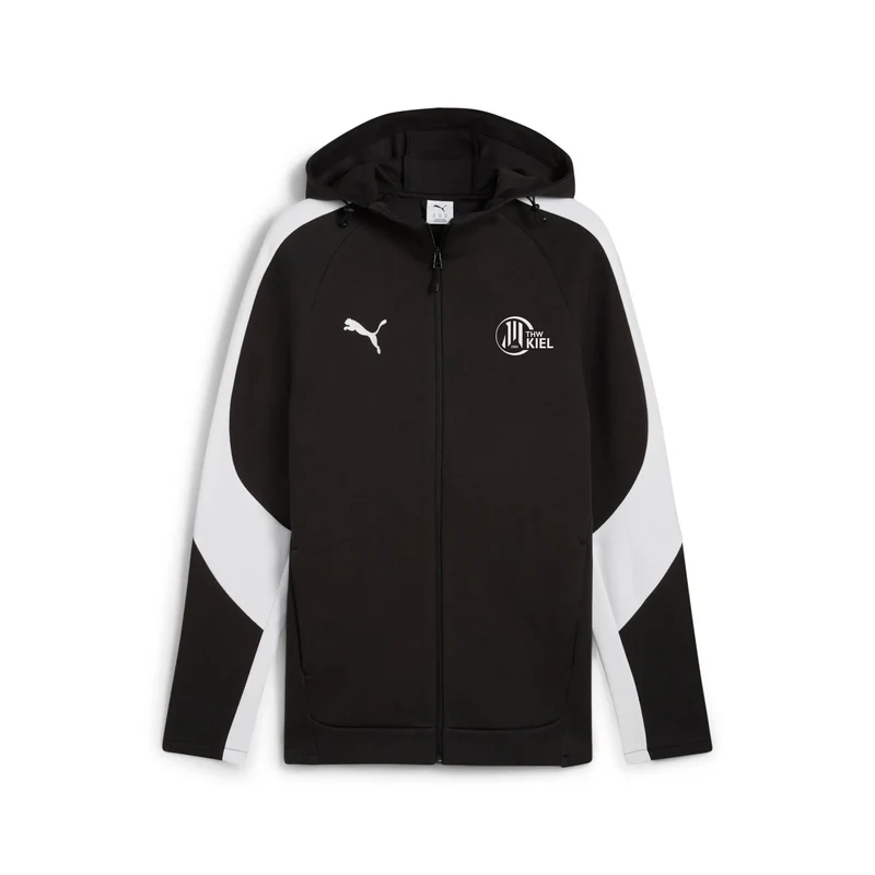 teamEVOSTRIPE Hooded Jacket PUMA Black