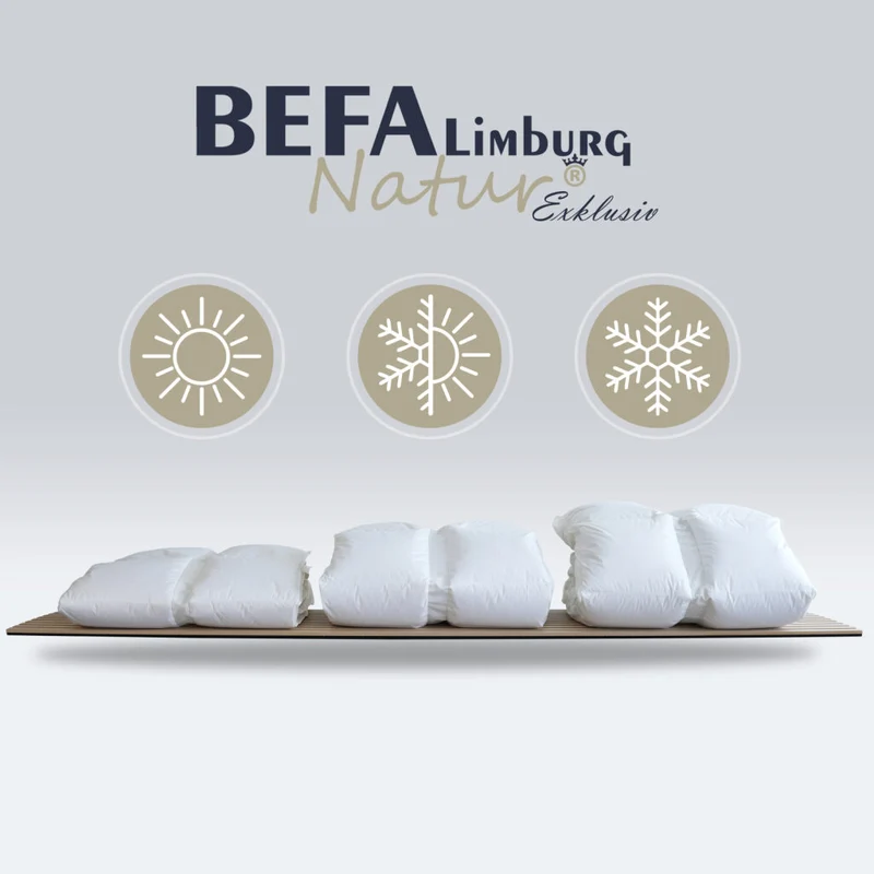 Clima Bettdecke - 90% Daune, Winterdecke (2 Stück Set)