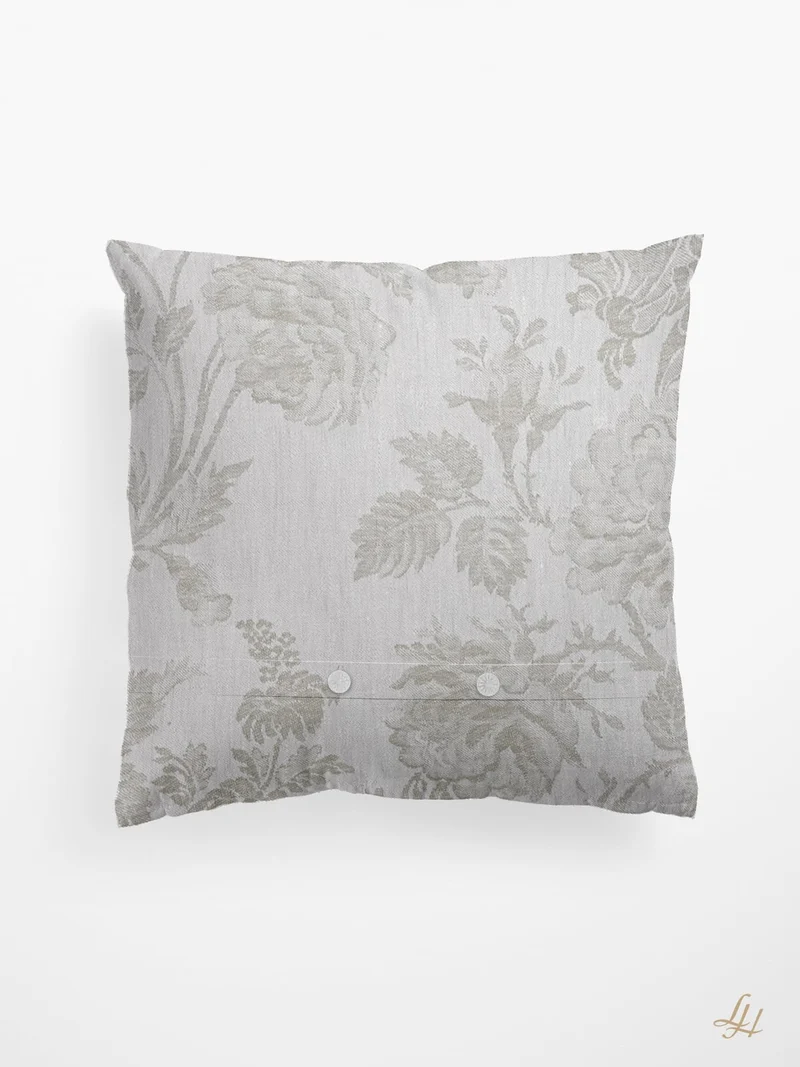Damast Kissenbezug Chrysantheme