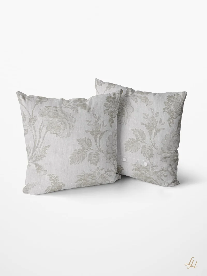 Damast Kissenbezug Chrysantheme