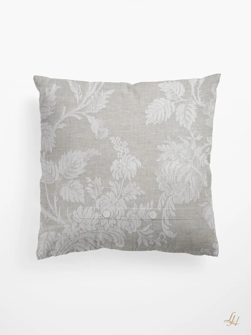 Damast Kissenbezug Chrysantheme