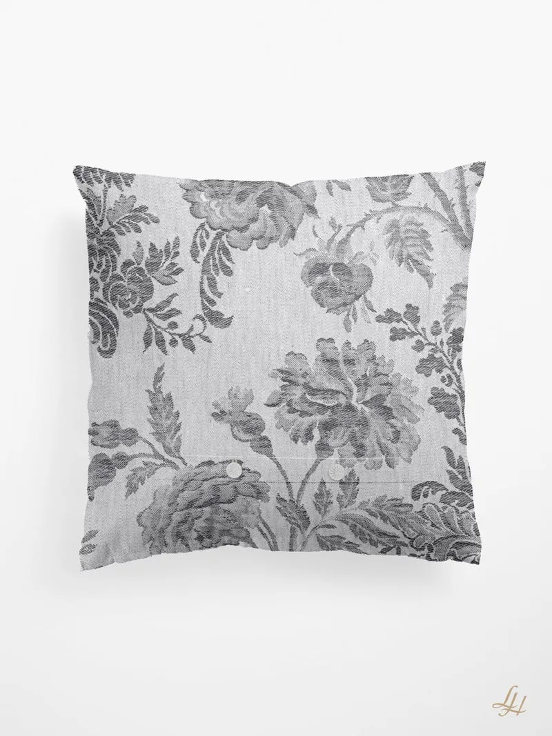 Damast Kissenbezug Chrysantheme