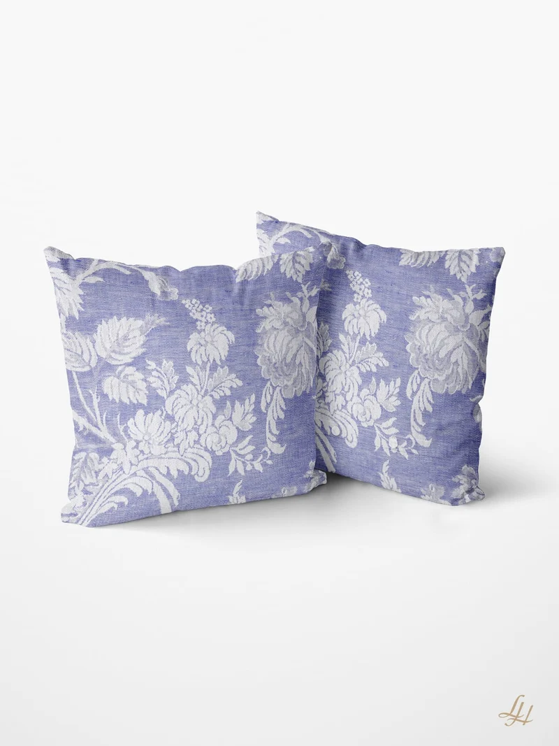 Damast Kissenbezug Chrysantheme