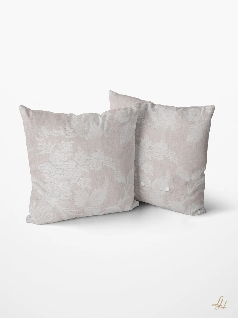 Damast Kissenbezug Chrysantheme