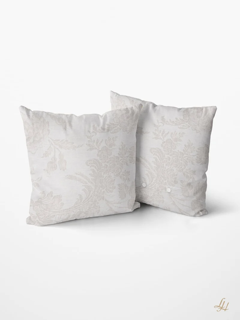 Damast Kissenbezug Chrysantheme