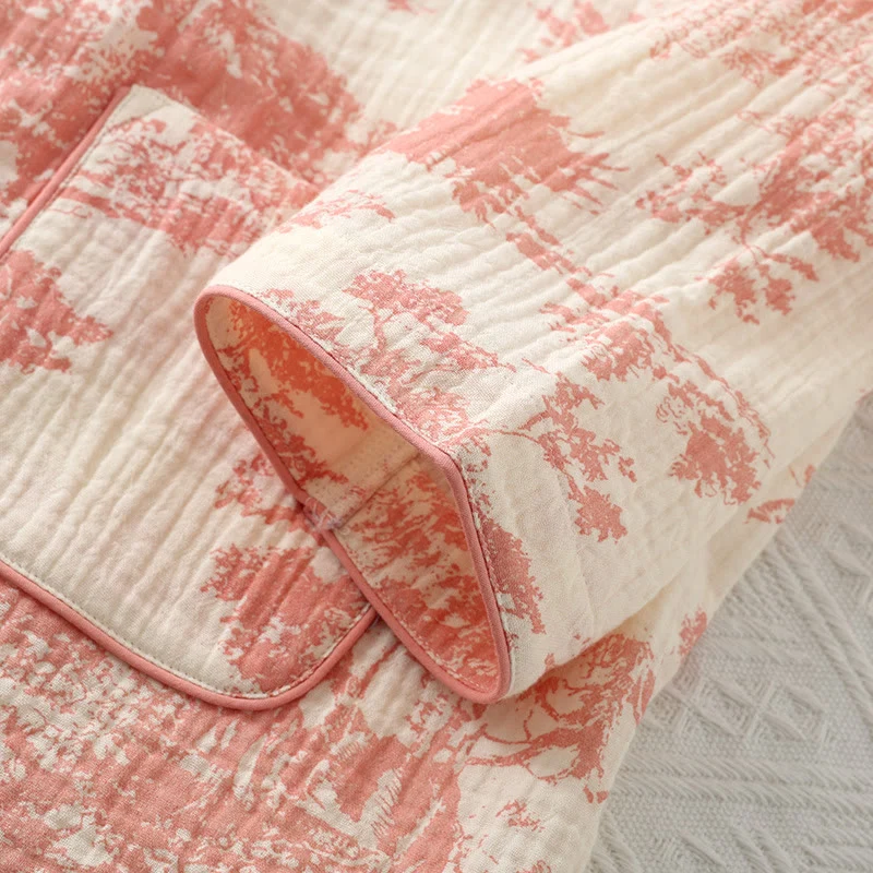 Refresh Kimono-Pyjama-Set aus Baumwollgaze