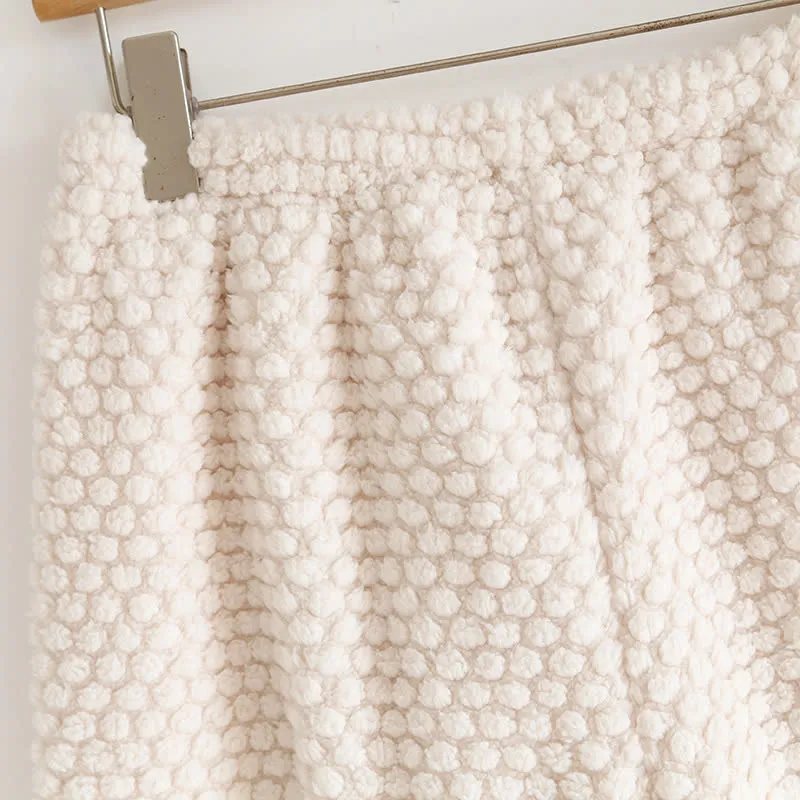 Warmes Fleece-Pyjama-Set mit Kapuze