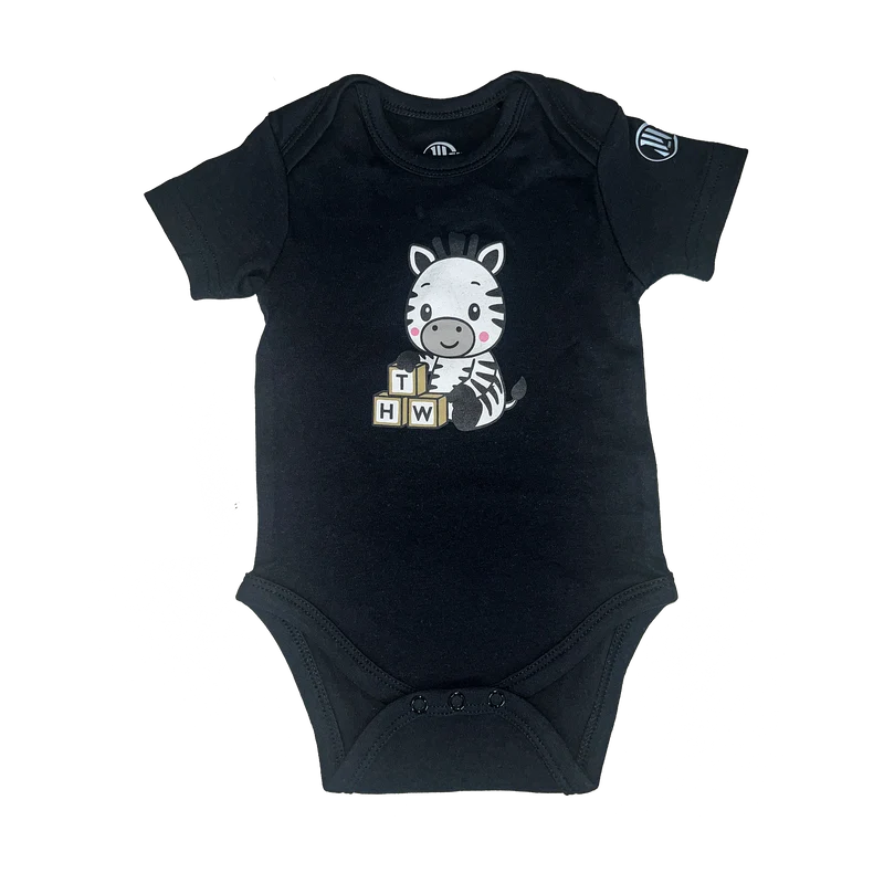 Baby Body "Zebra mit Bauklötzen"