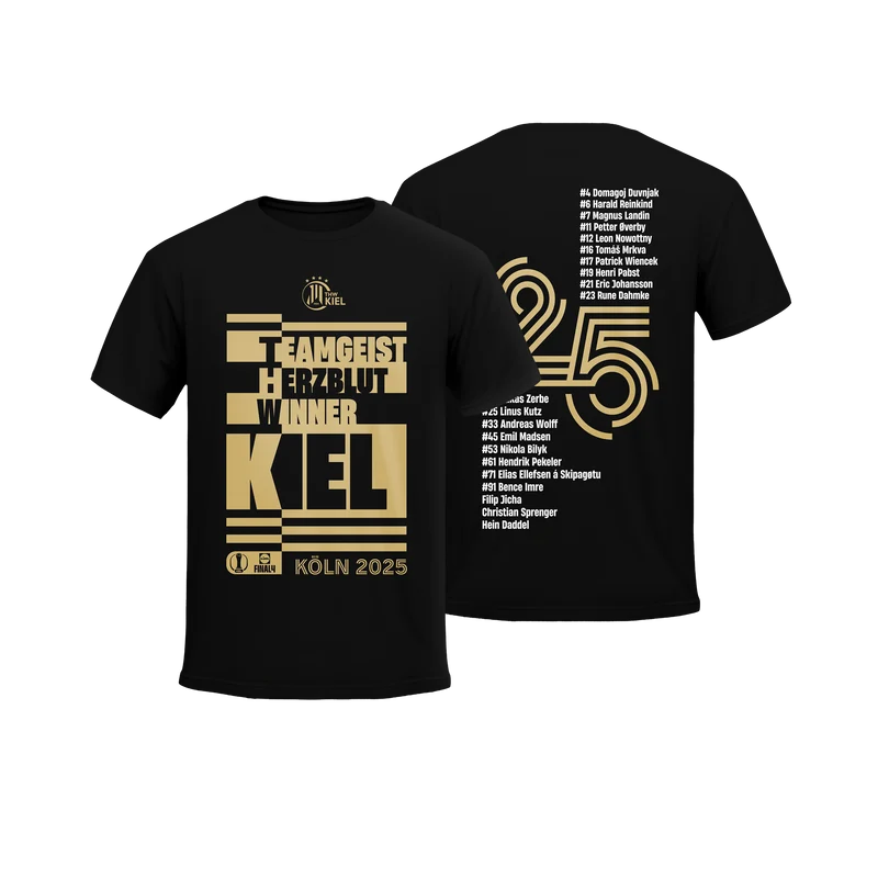 Winnershirt DHB Pokal Final4 2025 - THW Kiel Black