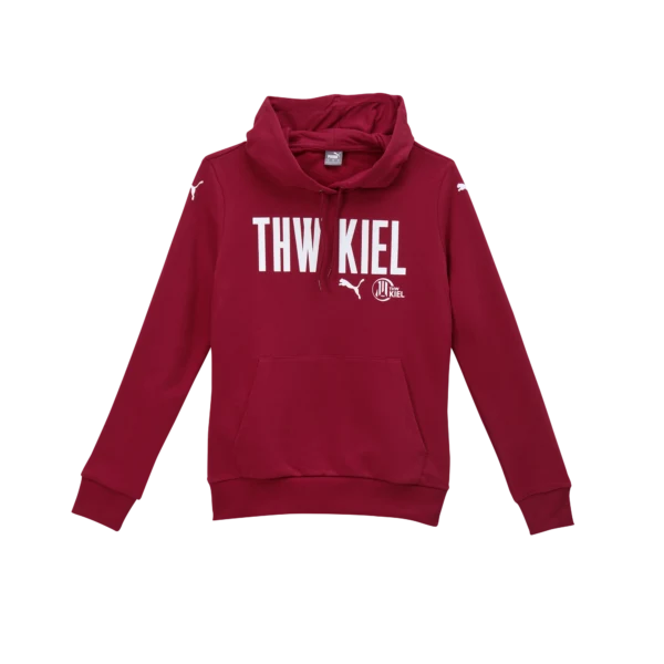 THW Kiel Graphic Hoodie Wmn Dark Cherry