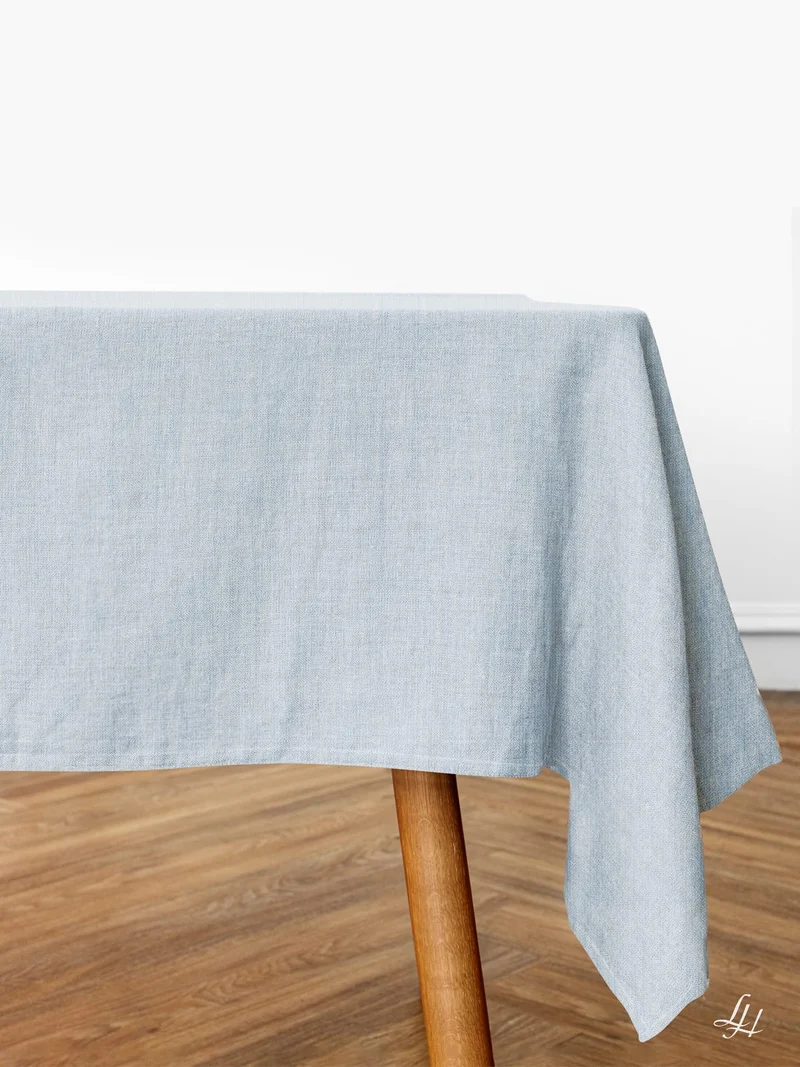 Leinen Tischdecke Uni fein Farbig
