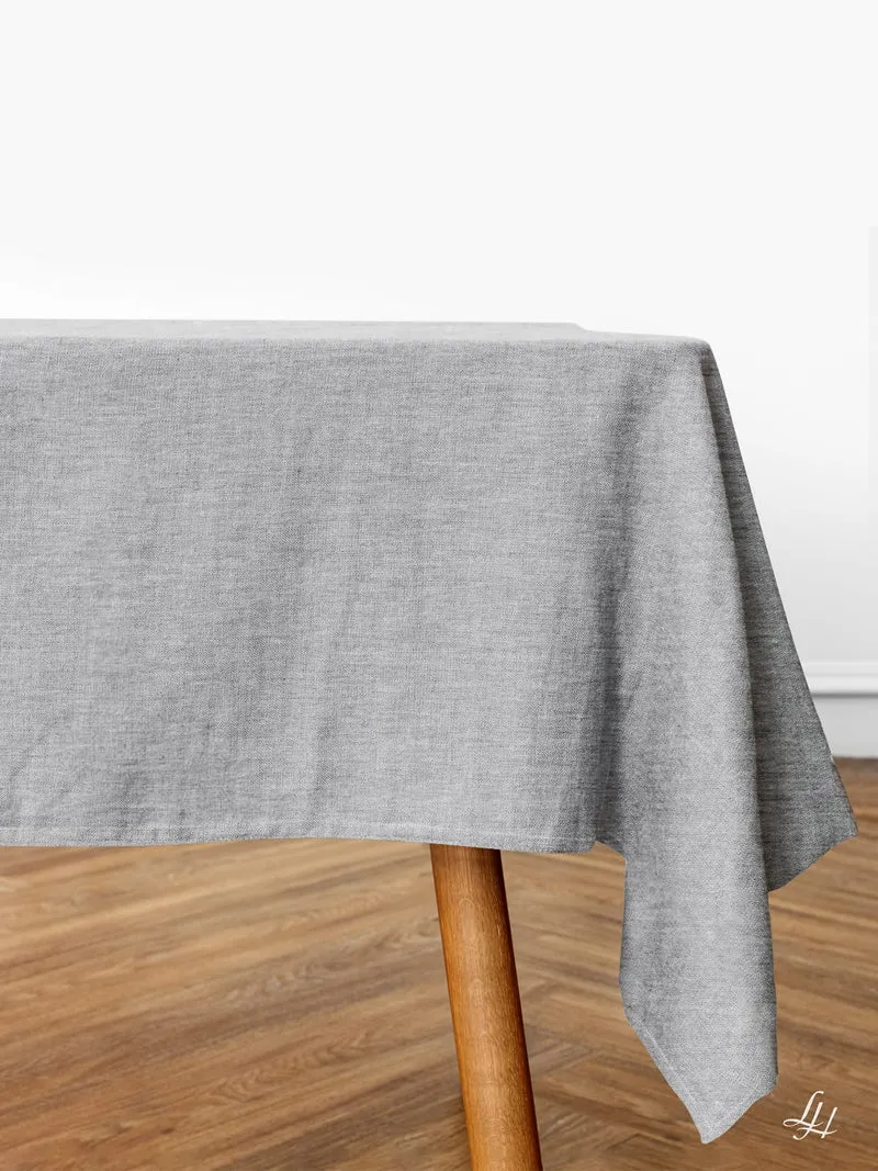 Leinen Tischdecke Köper