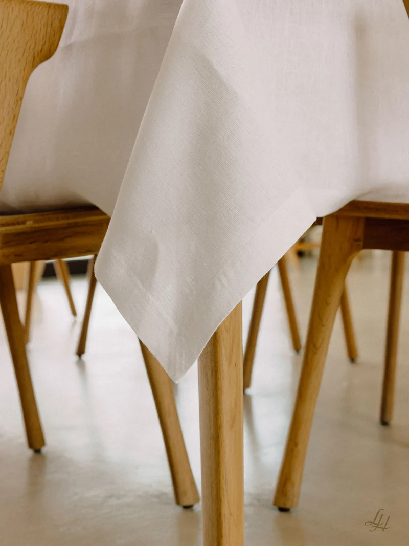 Tischdecke Halbleinen