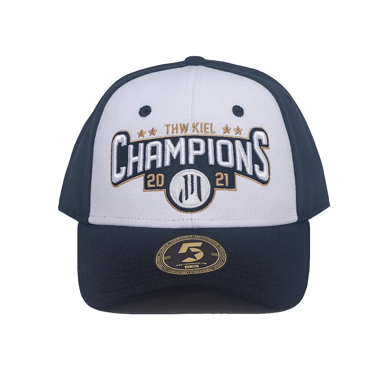 Cap "CHAMPIONS" schwarz-weiß