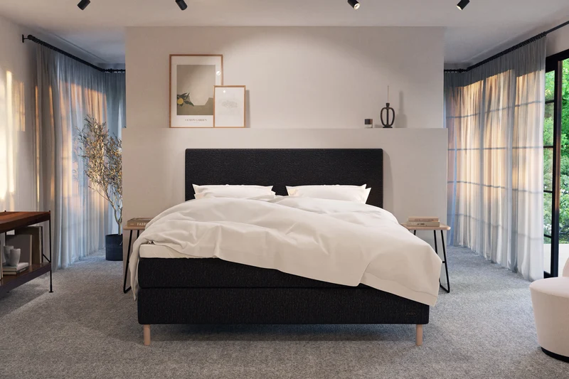 Signature J2 Continental Bed + Sleep I Mattress Topper