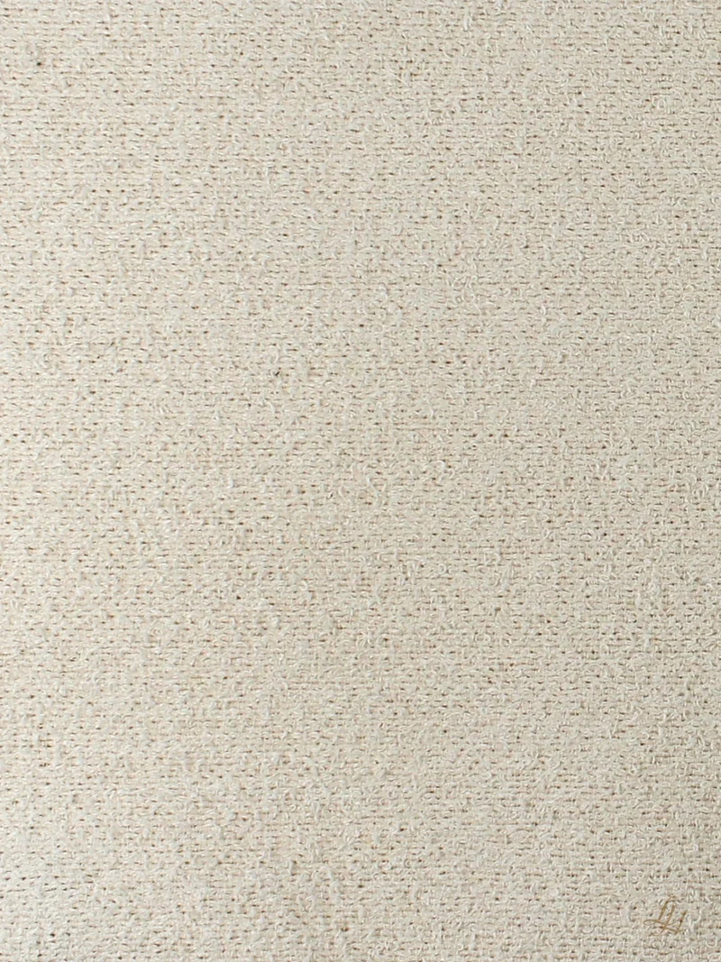 Gästehandtuch aus Leinenfrotté-Cremeweiß mit Farbstreifen