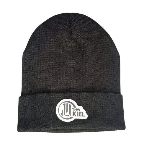Beanie Bronx Rubber Patch schwarz