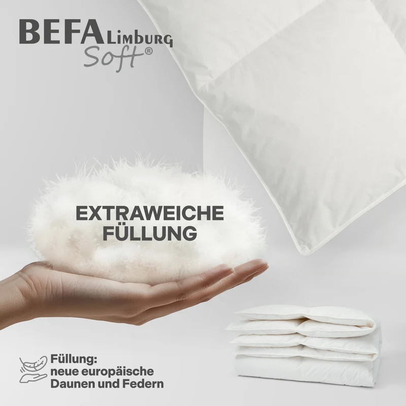 Federdecke - 90% Federn, Winterdecke