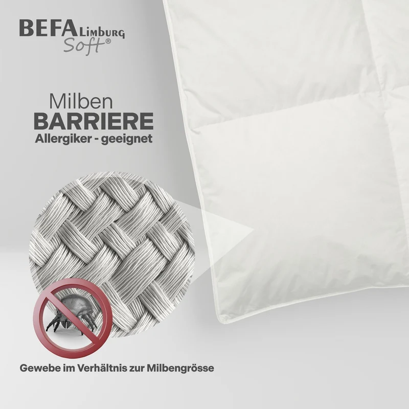 Federdecke - 90% Federn, Ganzjahreszeiten
