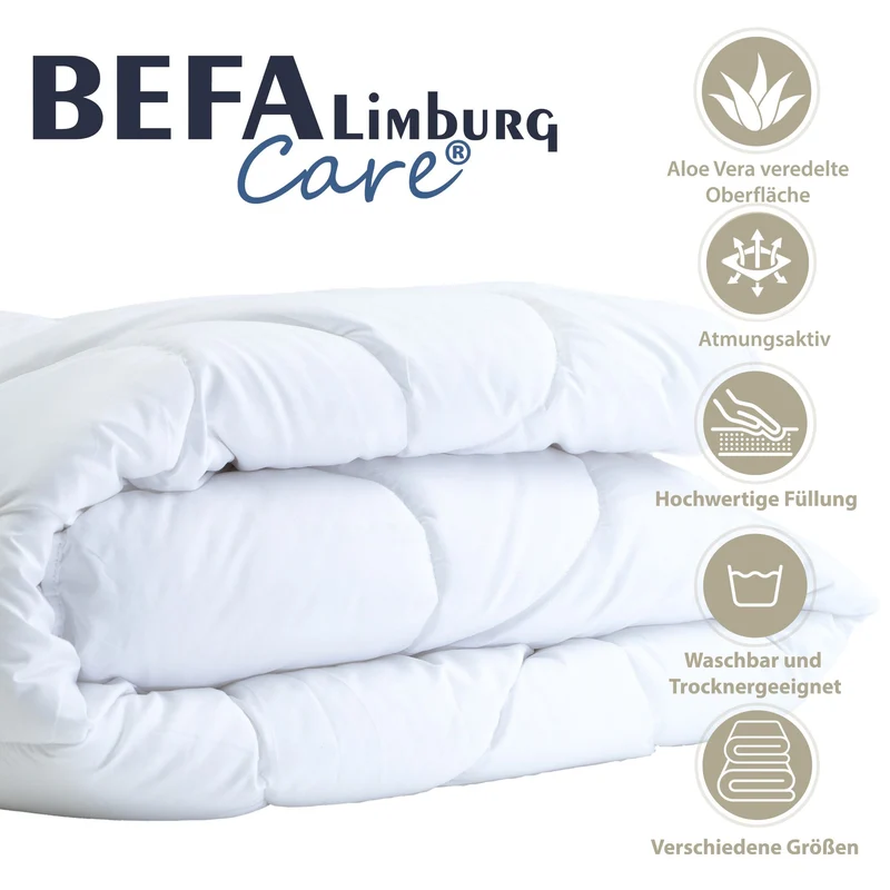 Mikrofaser Bettdecke mit Aloe Vera - Sommerdecke