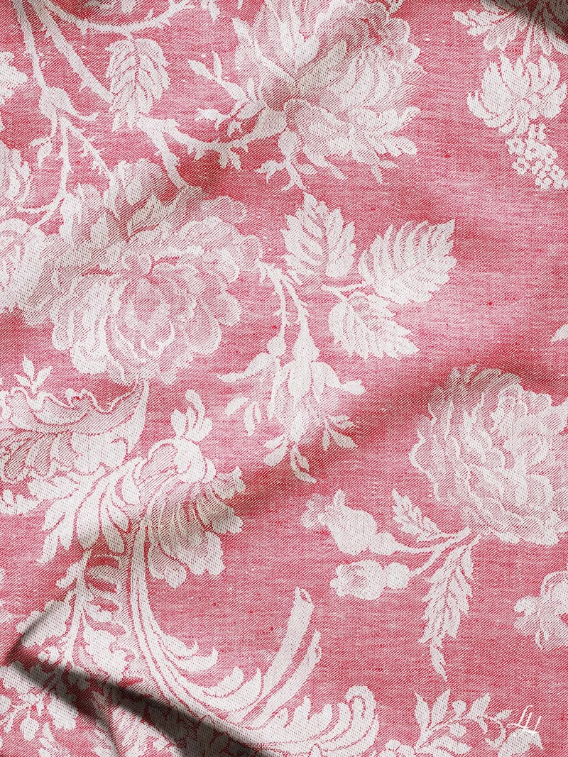 Damast Bettbezug Chrysantheme