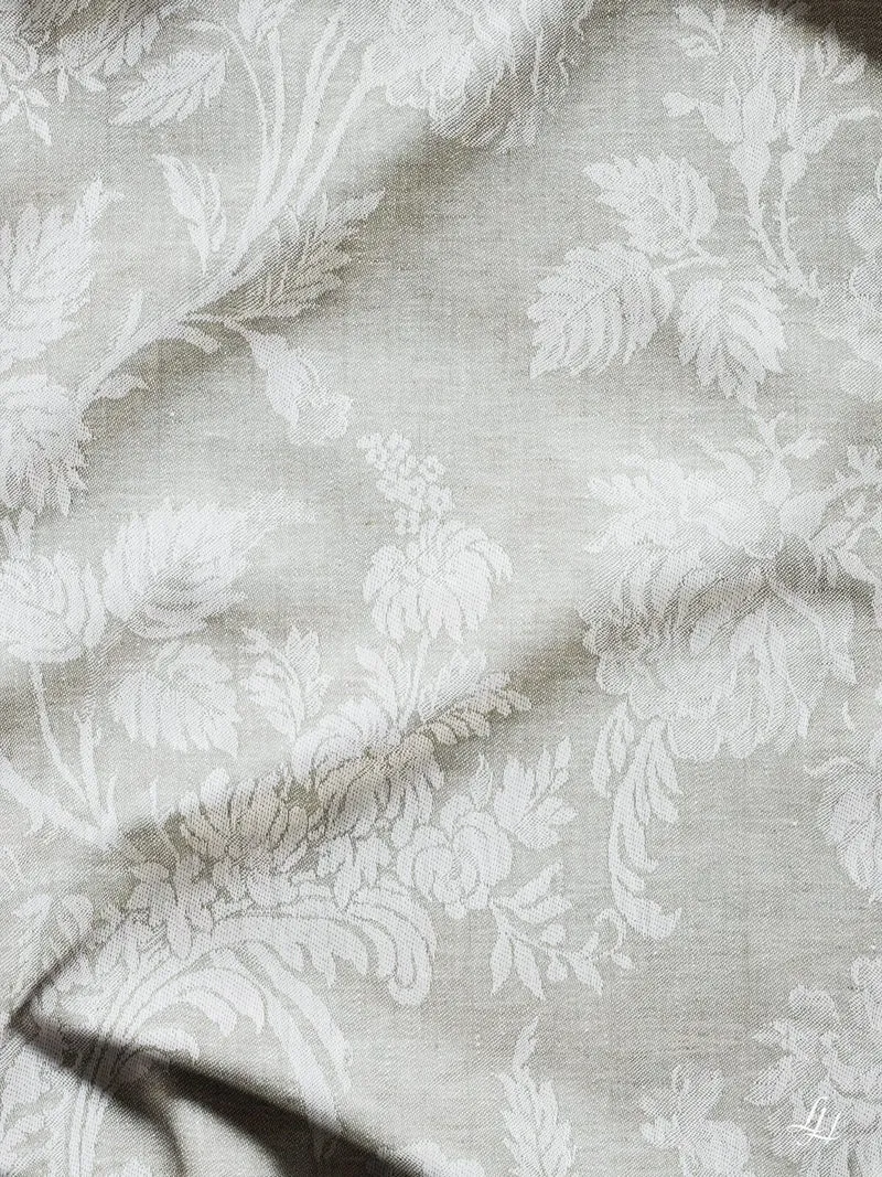 Damast Bettbezug Chrysantheme
