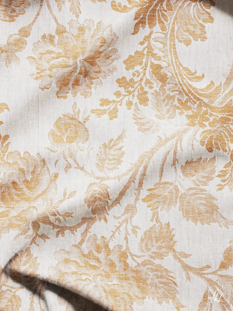 Damast Bettbezug Chrysantheme