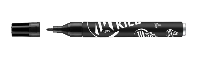 edding THW Kiel schwarz