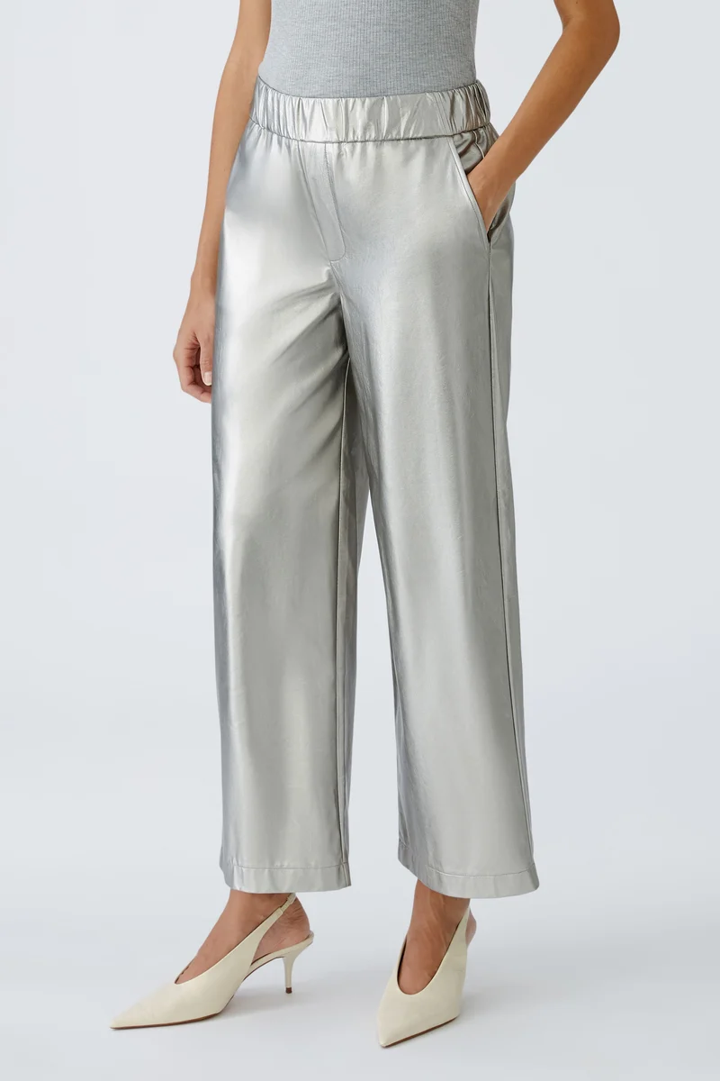 Culotte in Lederoptik